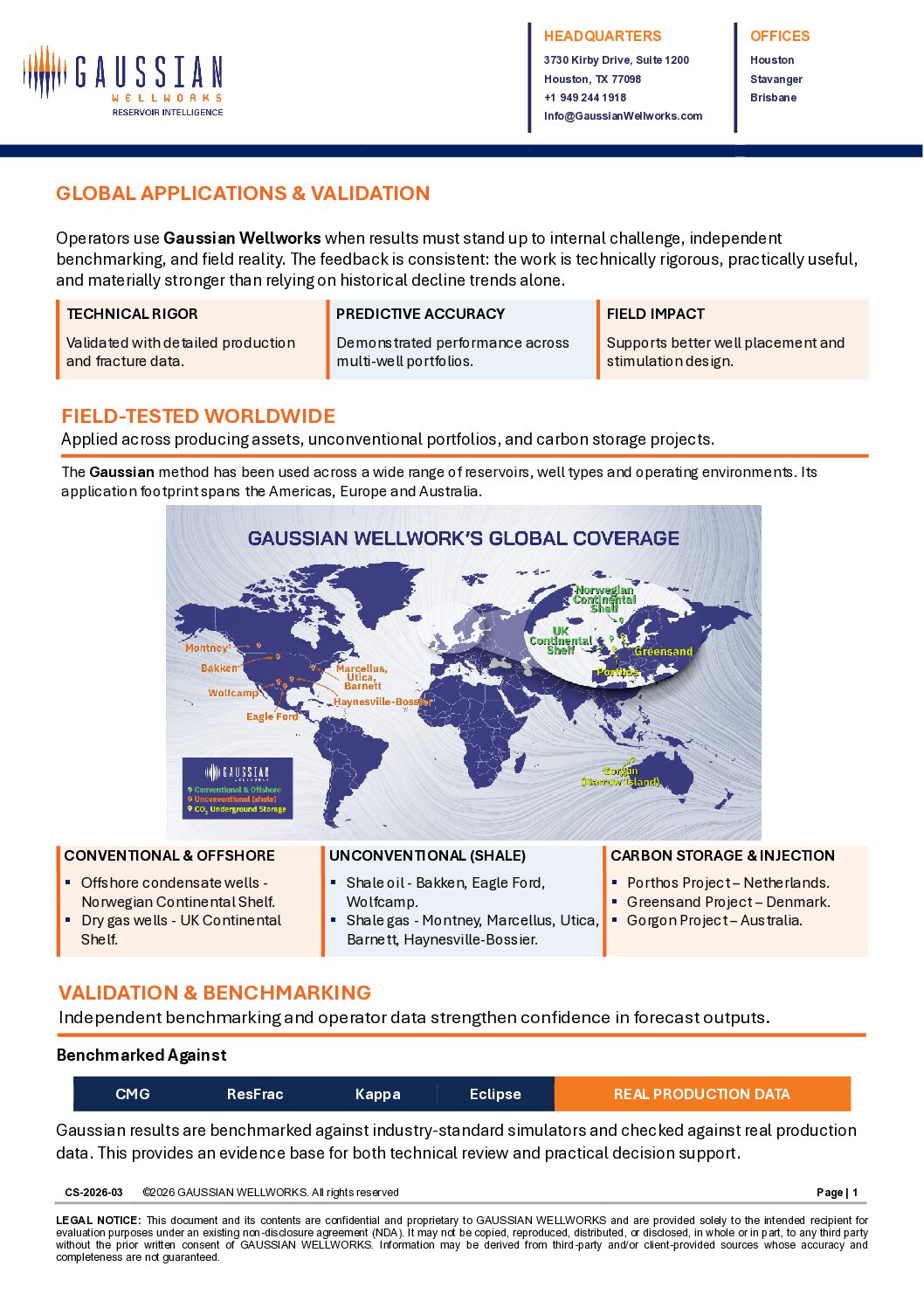 Global Applications & Validation